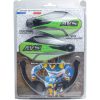Handskydd Kit Med Aluminiumsstöd Svart/grön AVS RACING Handskydd – miniatyr 2