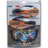 Handskydd Kit Med Aluminiumsstöd Svart/orange AVS RACING Handskydd – miniatyr 2