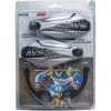 Handskydd Kit Med Aluminiumsstöd Svart/vit AVS RACING Handskydd – miniatyr 2