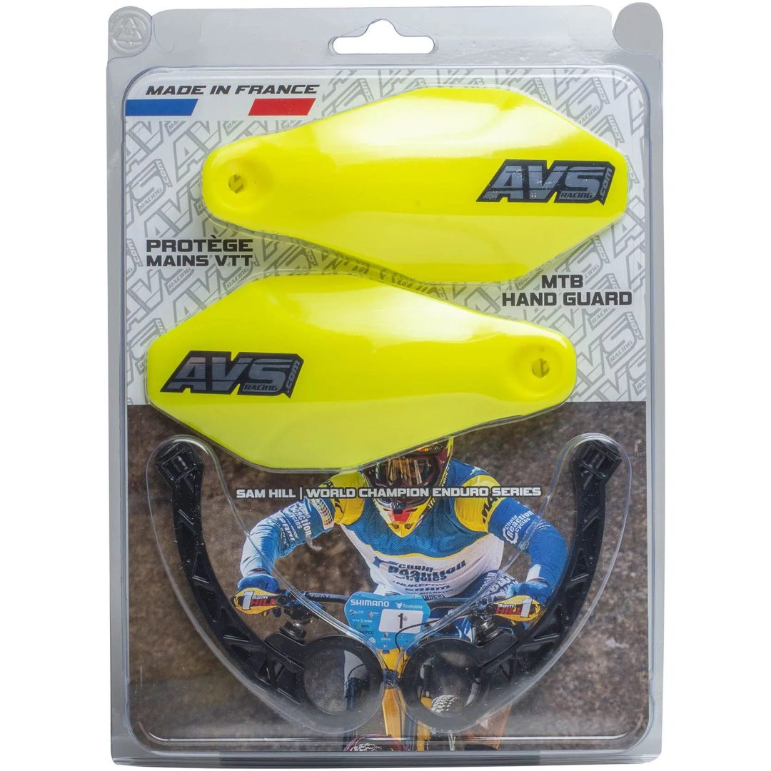 Handskydd Kit Plast Gul AVS RACING Handskydd – bild 2