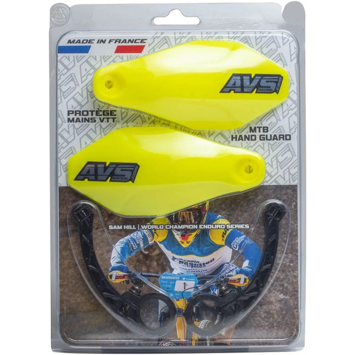 Handskydd Kit Plast Gul AVS RACING Handskydd – bild 2