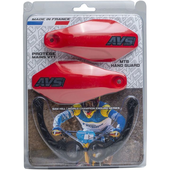 Handskydd Kit Plast Röd AVS RACING Handskydd – bild 2