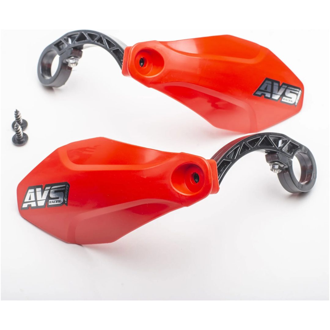 Handskydd Kit Plast Röd AVS RACING Handskydd