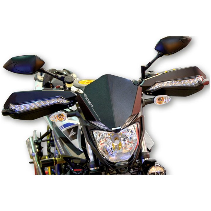 Handskydd Med LED Svart HIGHSIDER – bild 4