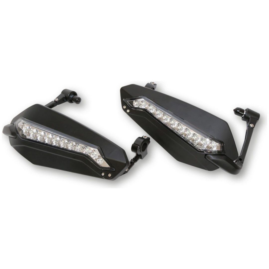 Handskydd Med LED Svart HIGHSIDER