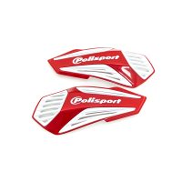 Handskydd Mx Air Röd/vit POLISPORT