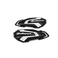 Handskydd Mx Flow Svart/vit POLISPORT
