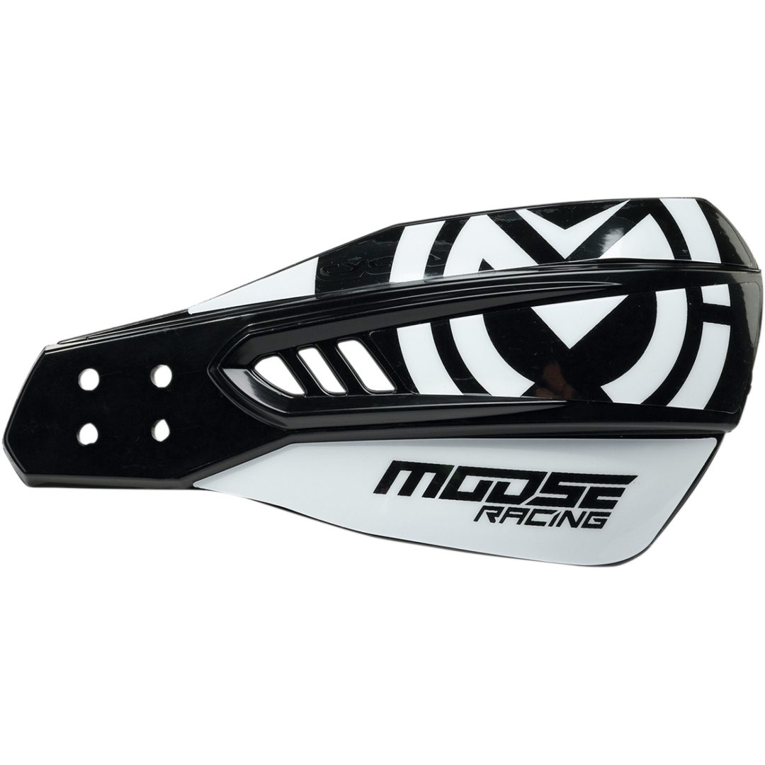 Handskydd Qualifier Universal MOOSE RACING svart/vit