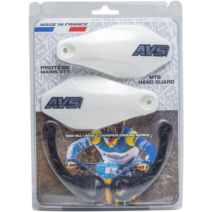 Handskydd Vit Plastic AVS RACING Handskydd – bild 2