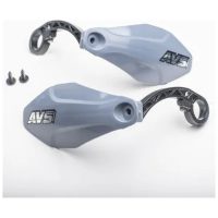 Handskyddssats Med Aluminiumsstöd Svart/grå AVS RACING