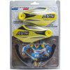 Handskyddssats Med Aluminiumsstöd Svart/gul AVS RACING Handskydd – miniatyr 2