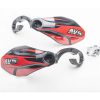 Handskyddssats Med Aluminiumsstöd Svart/röd AVS RACING Handskydd – miniatyr 1