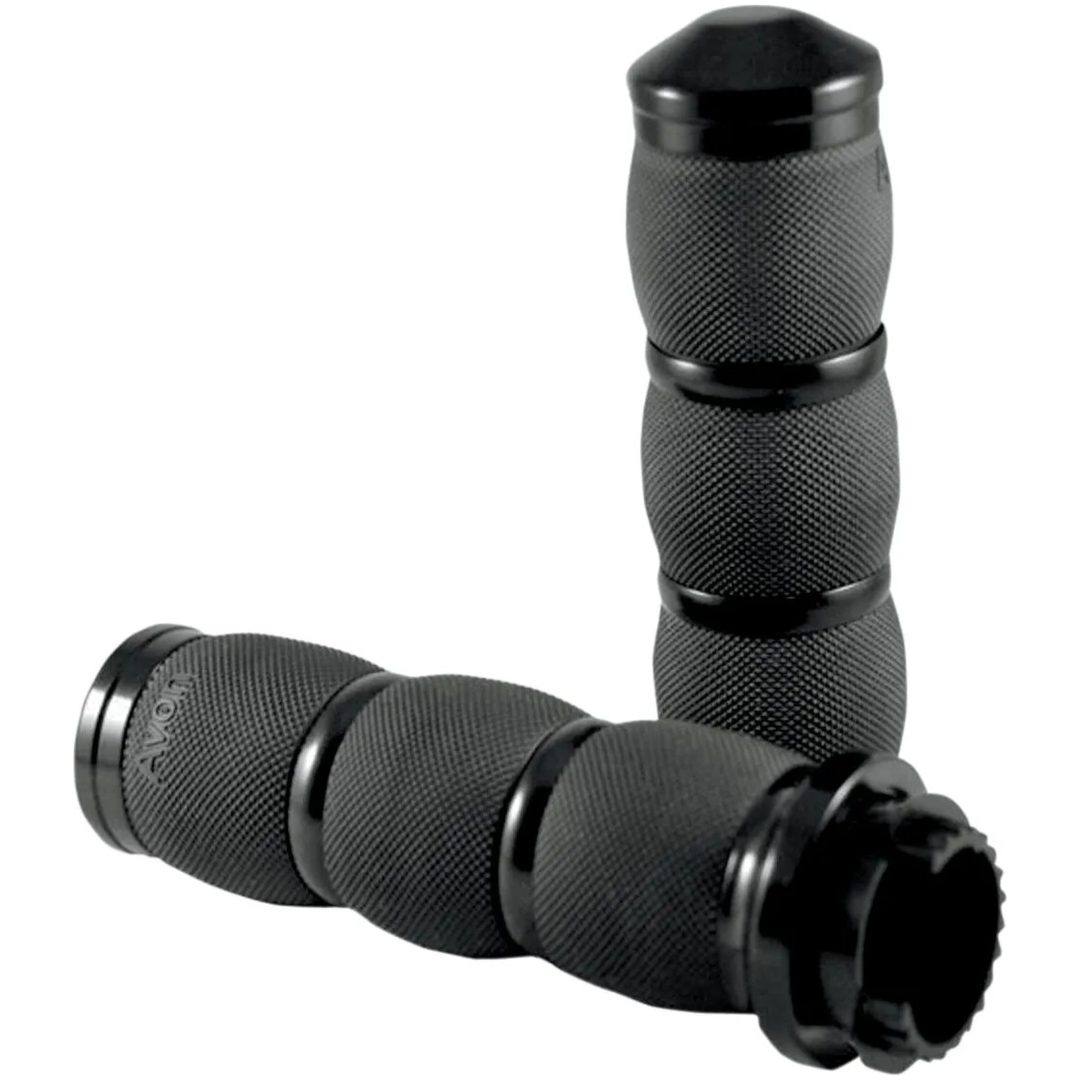 Handtag 3-Ring 22 mm Svart AVON GRIPS Par
