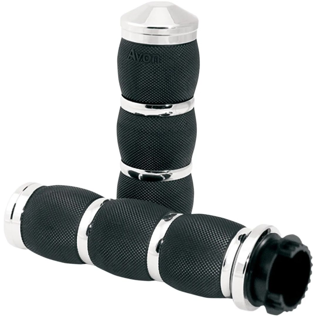 Handtag 3-Ring 25,4 mm Krom AVON GRIPS Par