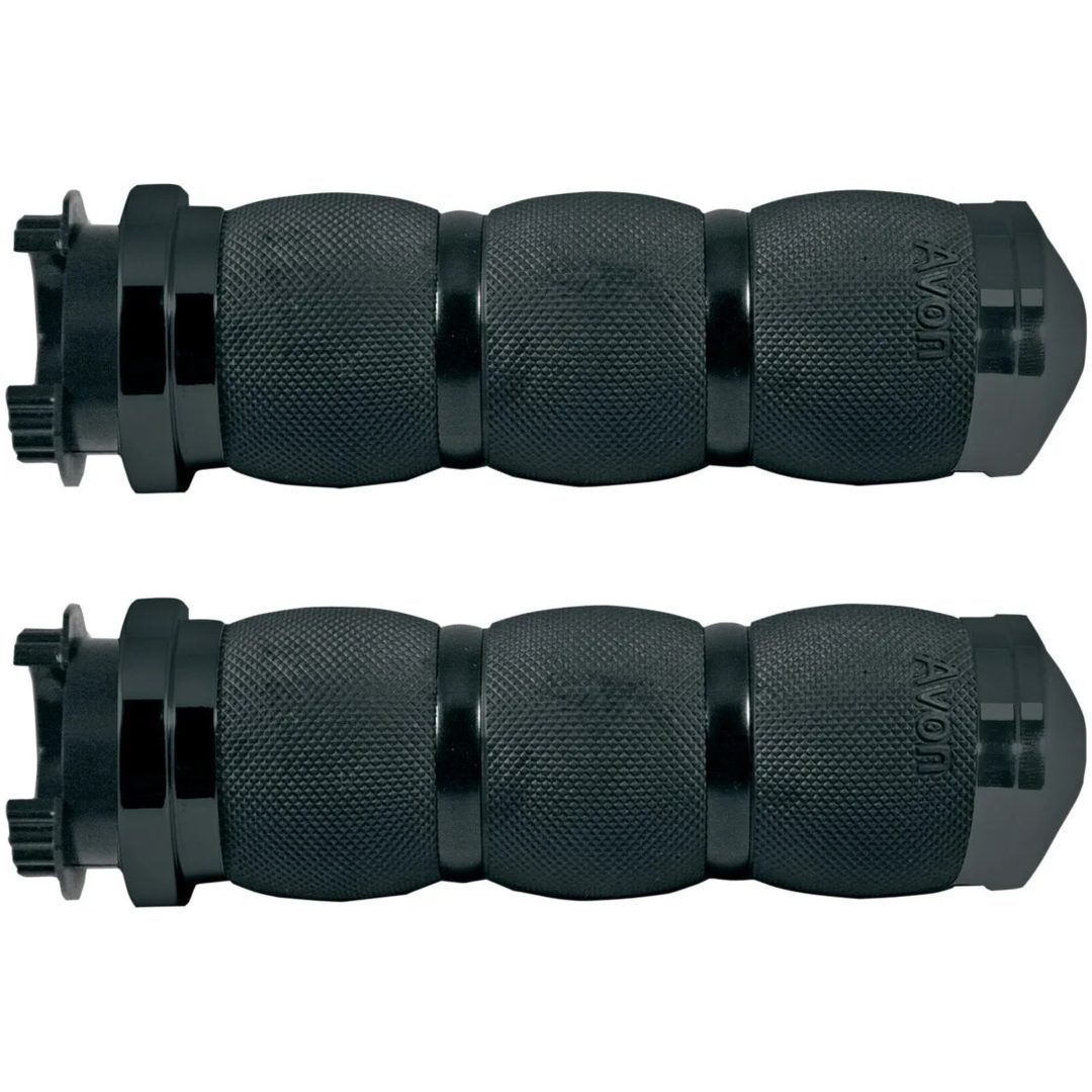Handtag 3-Ring 25,4 mm Svart AVON GRIPS Par