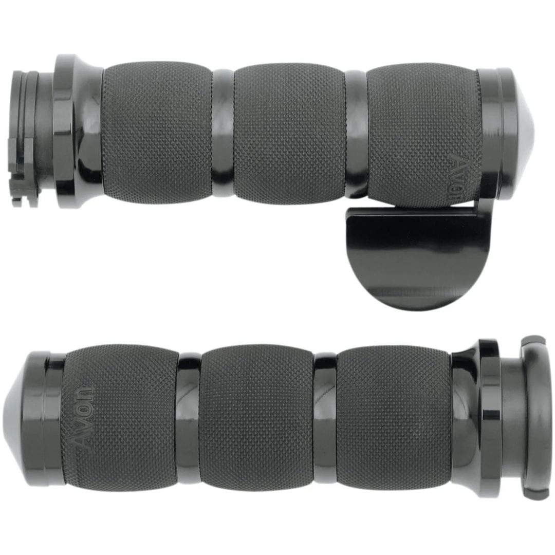 Handtag 3-ring Air Cushioned Svart/chrome AVON GRIPS