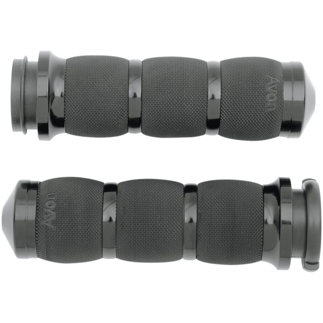 Handtag Air Cushion Svart Anodiserad AVON GRIPS Handtag