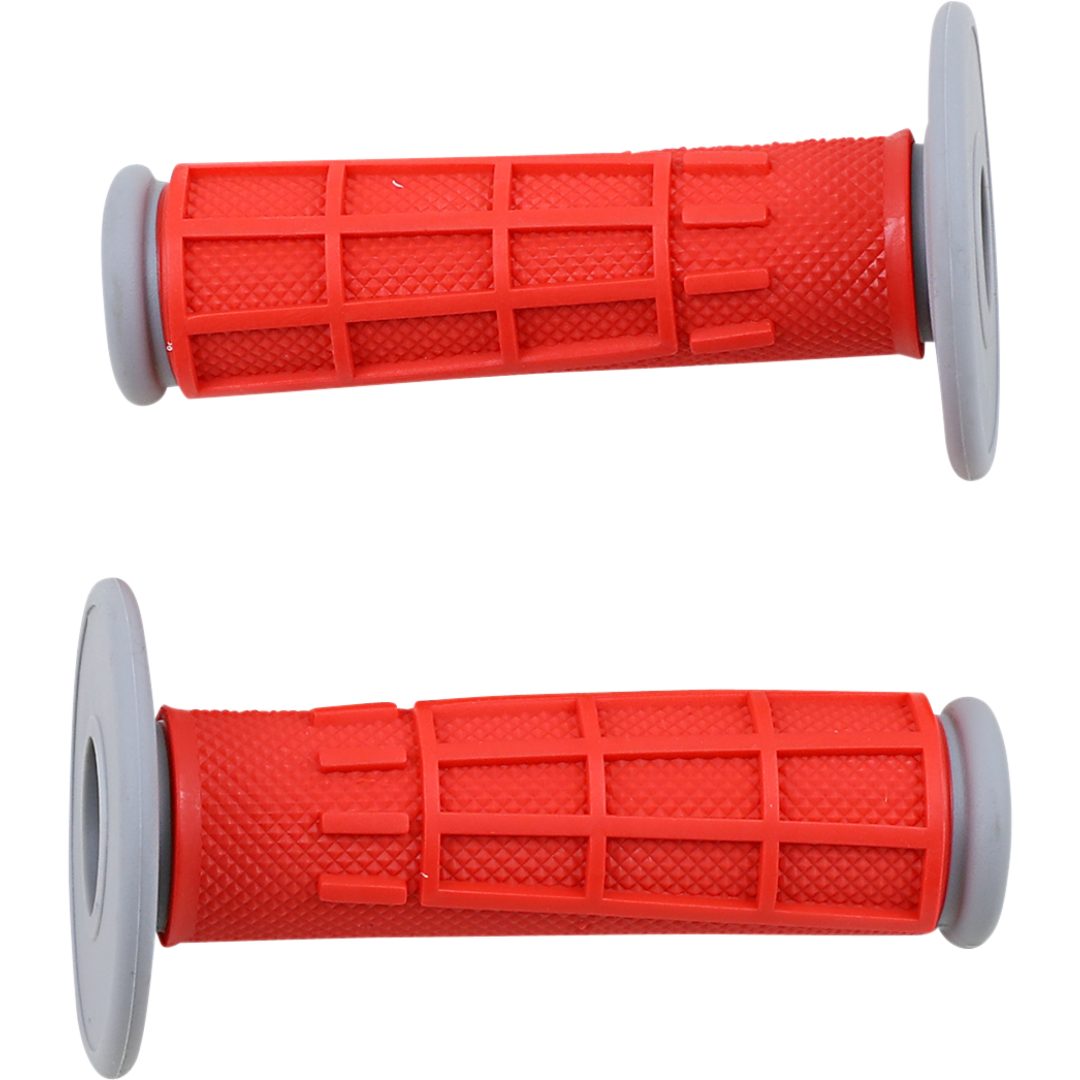 Handtag Comp Diamond Half Waffle Röd MOOSE RACING Handtag