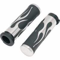 Handtag Flamed Svart/chrome DRAG SPECIALTIES