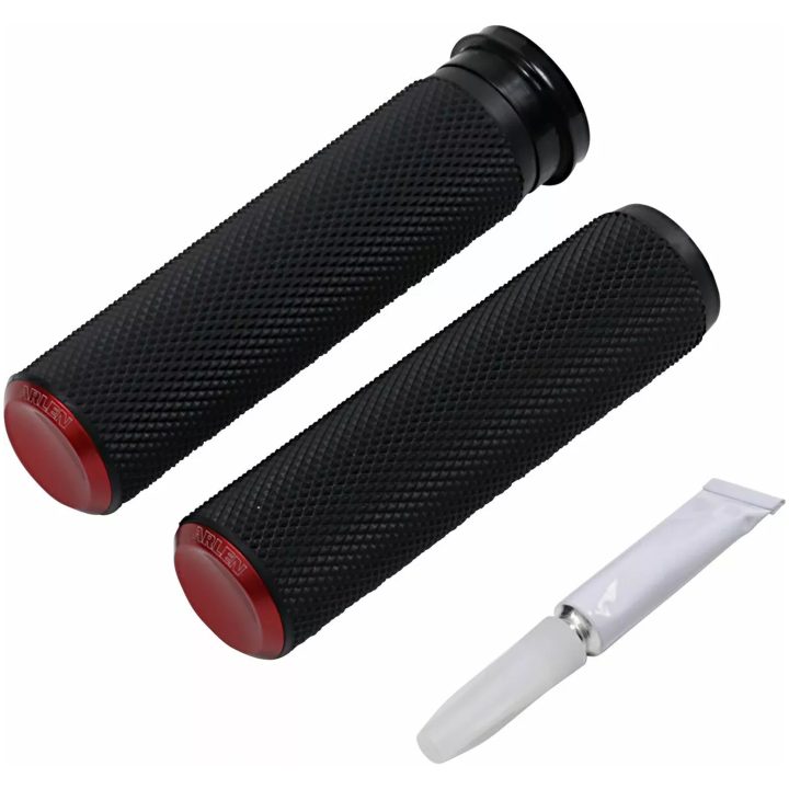 Handtag Fusion Knurled Svart/röd ARLEN NESS Handtag – bild 2