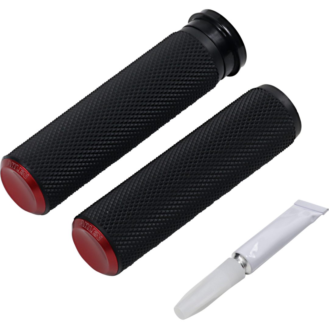 Handtag Fusion Knurled Svart/röd ARLEN NESS Handtag