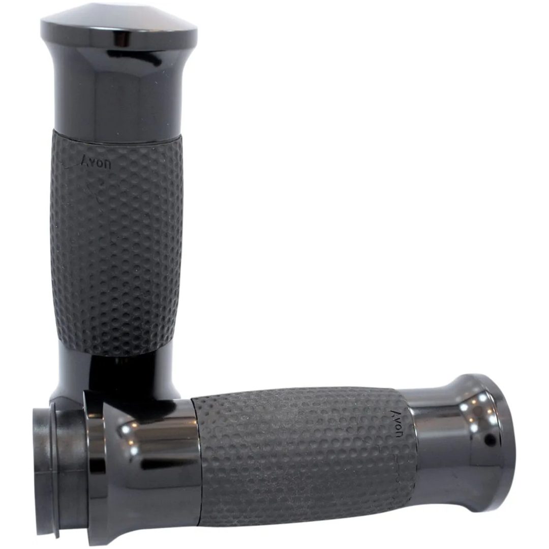 Handtag Gel Grips Svart AVON GRIPS Par