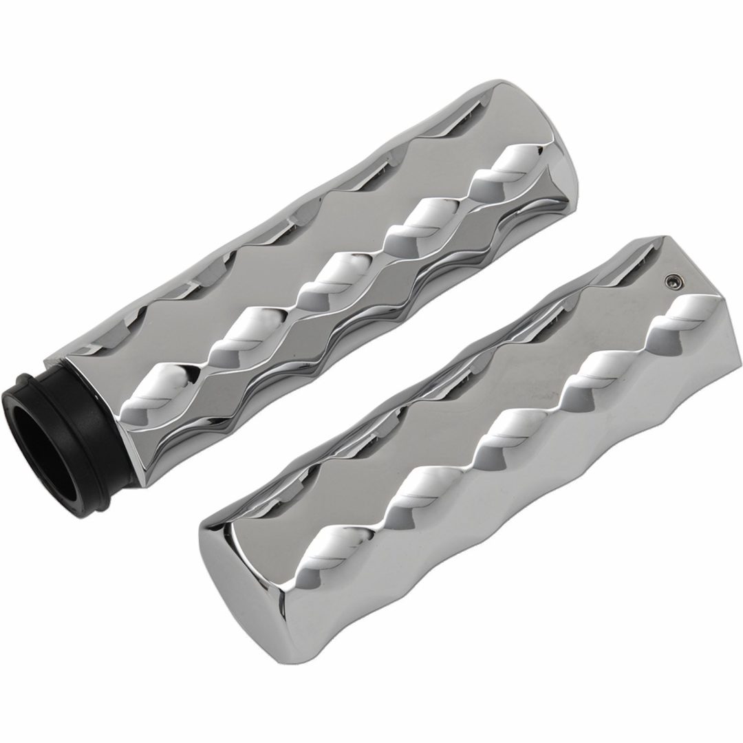 Handtag HEX Krom LA CHOPPERS GRIPS HEX TBW CHR