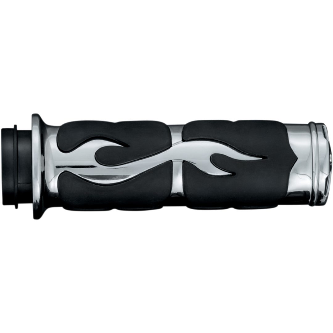 Handtag ISO Flame Krom KURYAKYN Handtag – bild 2