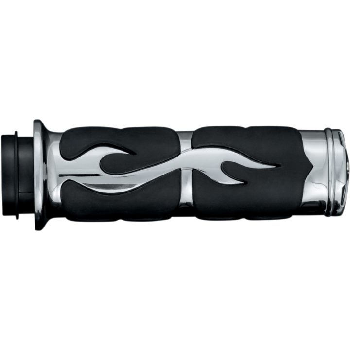 Handtag ISO Flame Krom KURYAKYN Handtag – bild 2