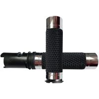 Handtag K25 Diamond Knurled Silver Krom AVON GRIPS
