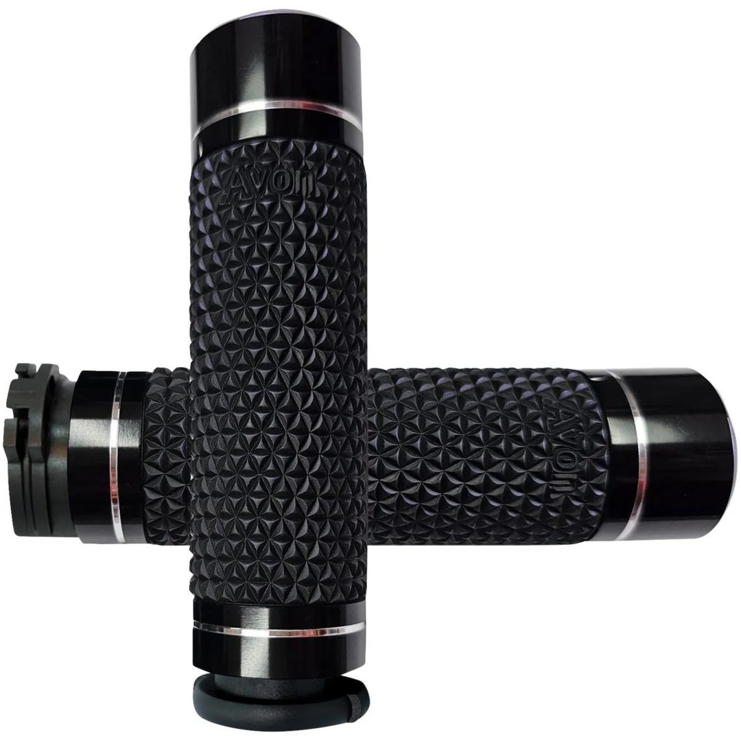 Handtag K25 Diamond Knurled Svart AVON GRIPS