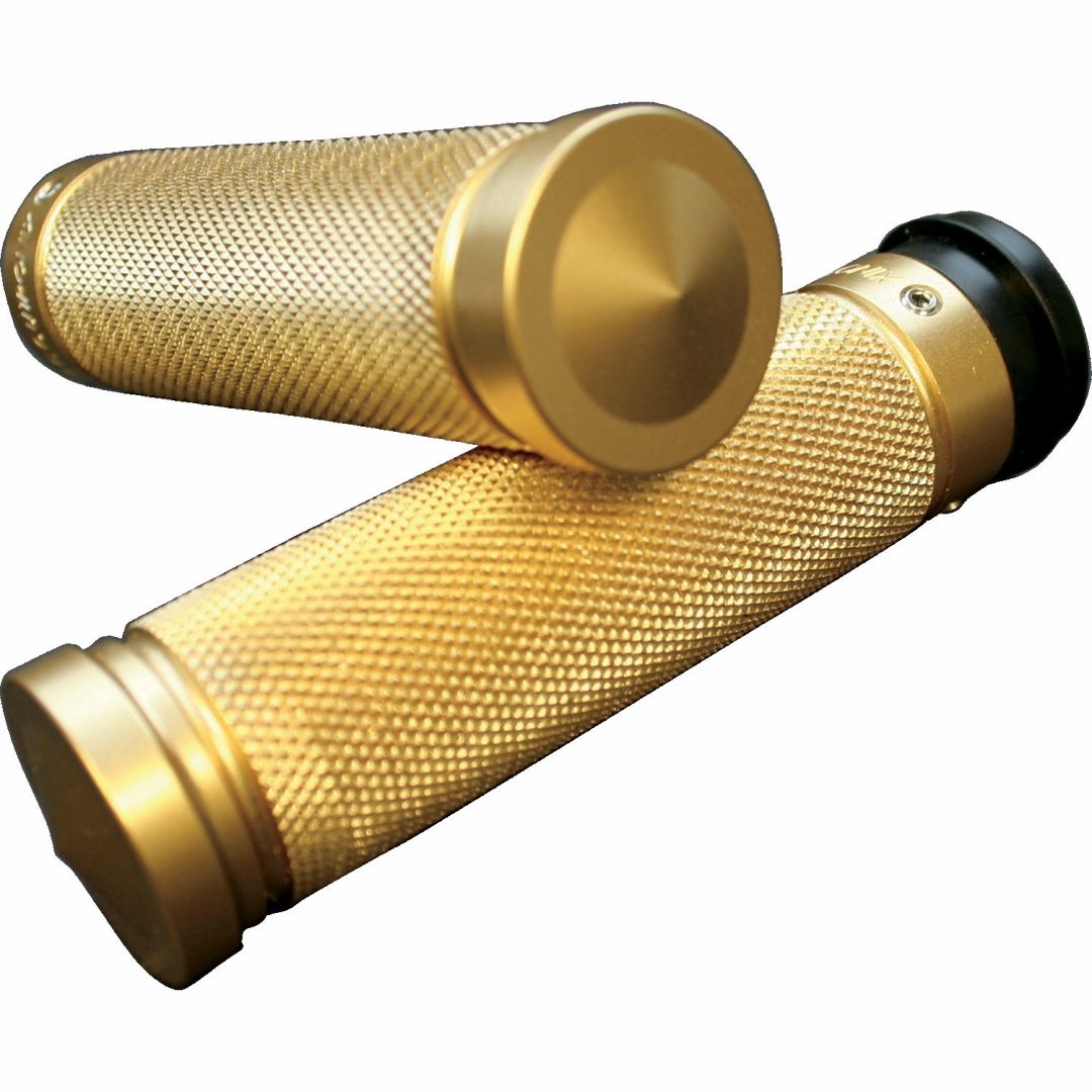 Handtag Knurled Mässing Polerad ACCUTRONIX