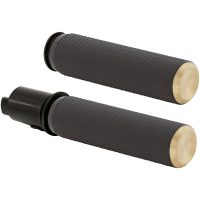 Handtag Knurled Svart/mässing ARLEN NESS