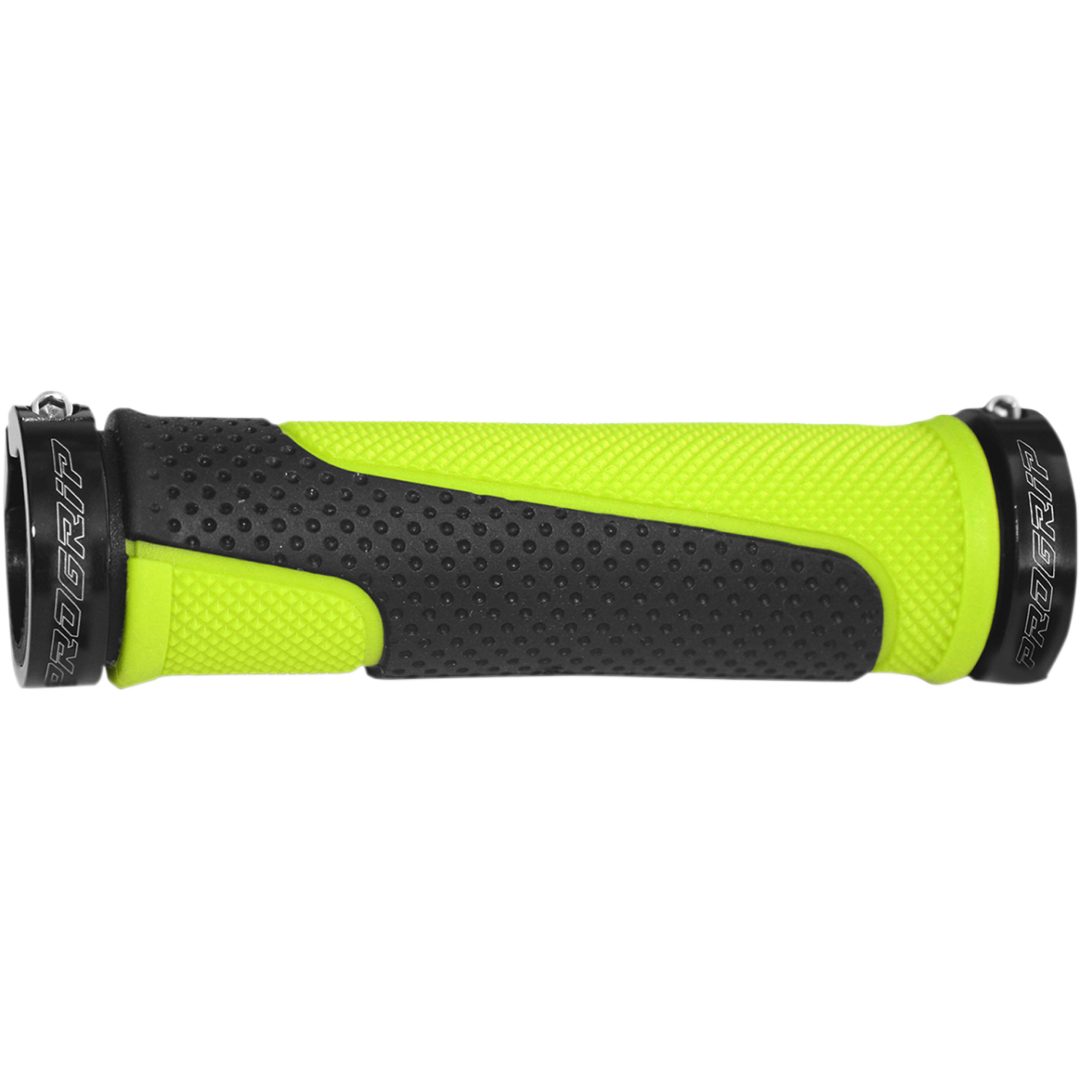Handtag Lock-on Diamond Svart/fluorescerande Gul PROGRIP Handtag – bild 2