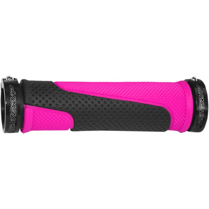 Handtag Lock-on Diamond Svart/fluorescerande Rosa PROGRIP Handtag – bild 2