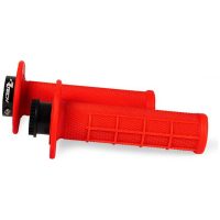 Handtag Lock-On Half Waffle Neon/Röd Rtech