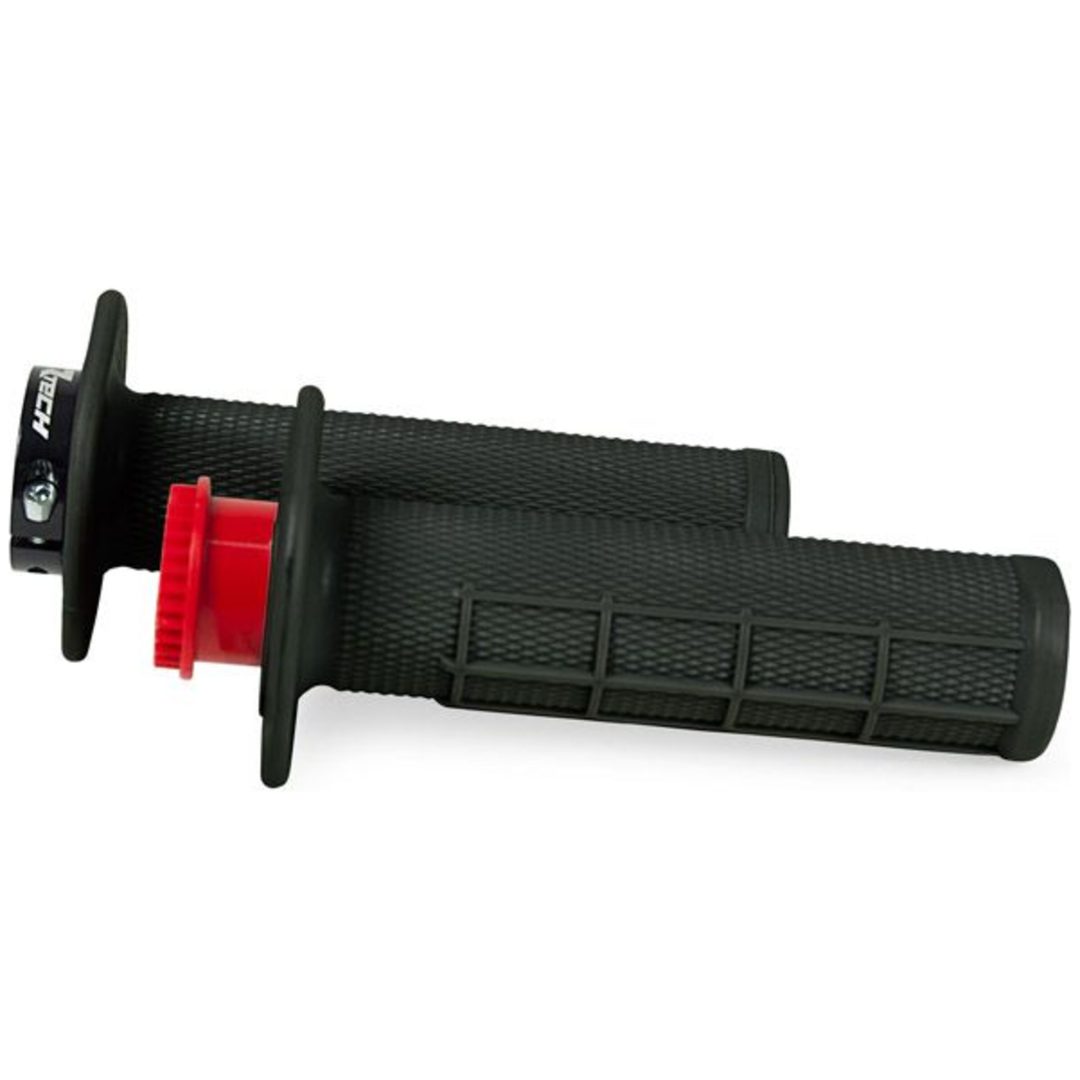 Handtag Lock-On Half Waffle Svart Rtech