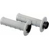 Handtag Mx Original Lock-on Svart/grå/vit RENTHAL Handtag – miniatyr 3