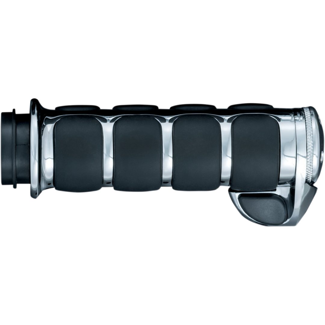 Handtag Premium Iso Chrome Kuryakyn Med Throttle Boss – bild 2