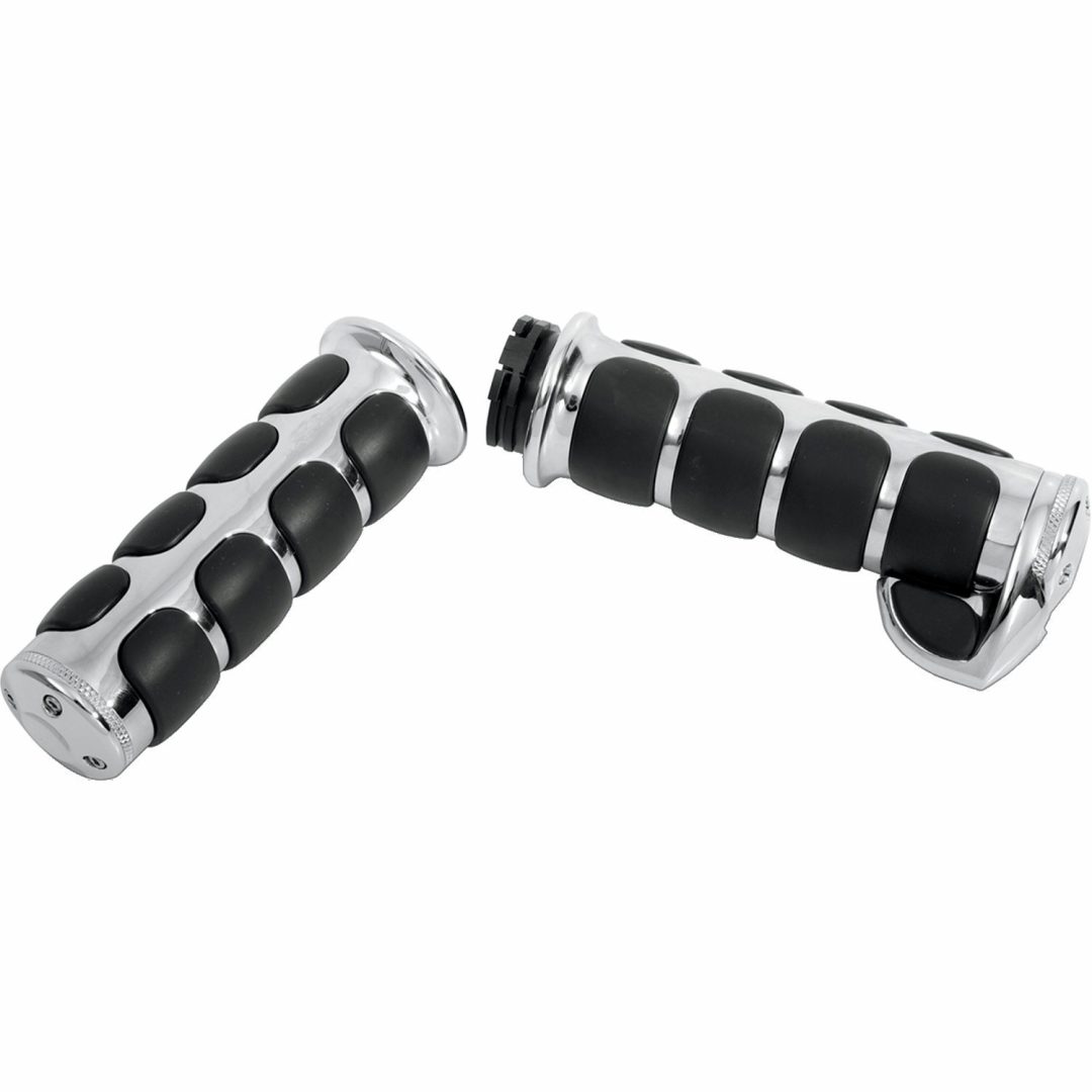 Handtag Premium Iso Chrome Kuryakyn Med Throttle Boss