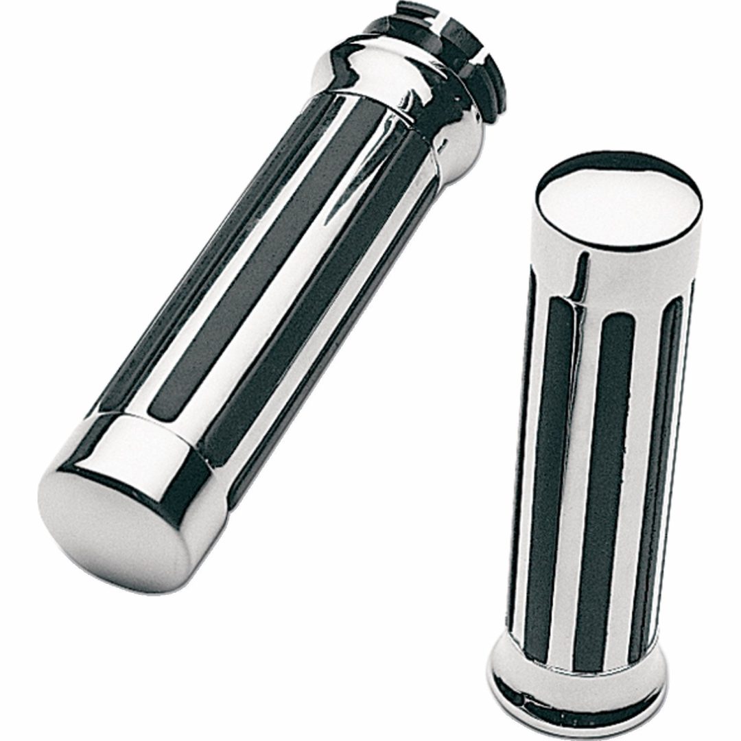 Handtag Rail Chrome Cruiser Svart/Krom PRO PRO-ONE PERF.MFG. Par