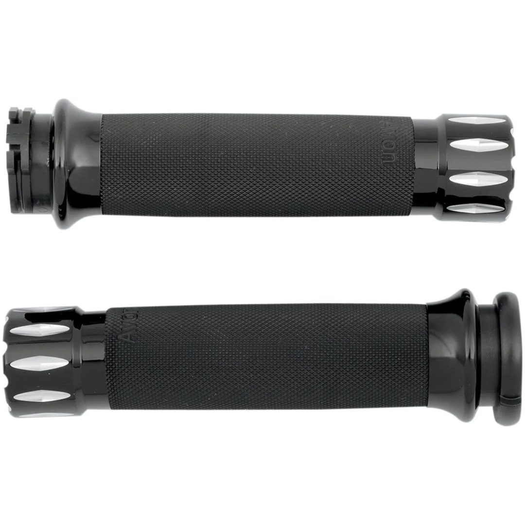 Handtag Rival Custom Svart Anodiserad AVON GRIPS Handtag