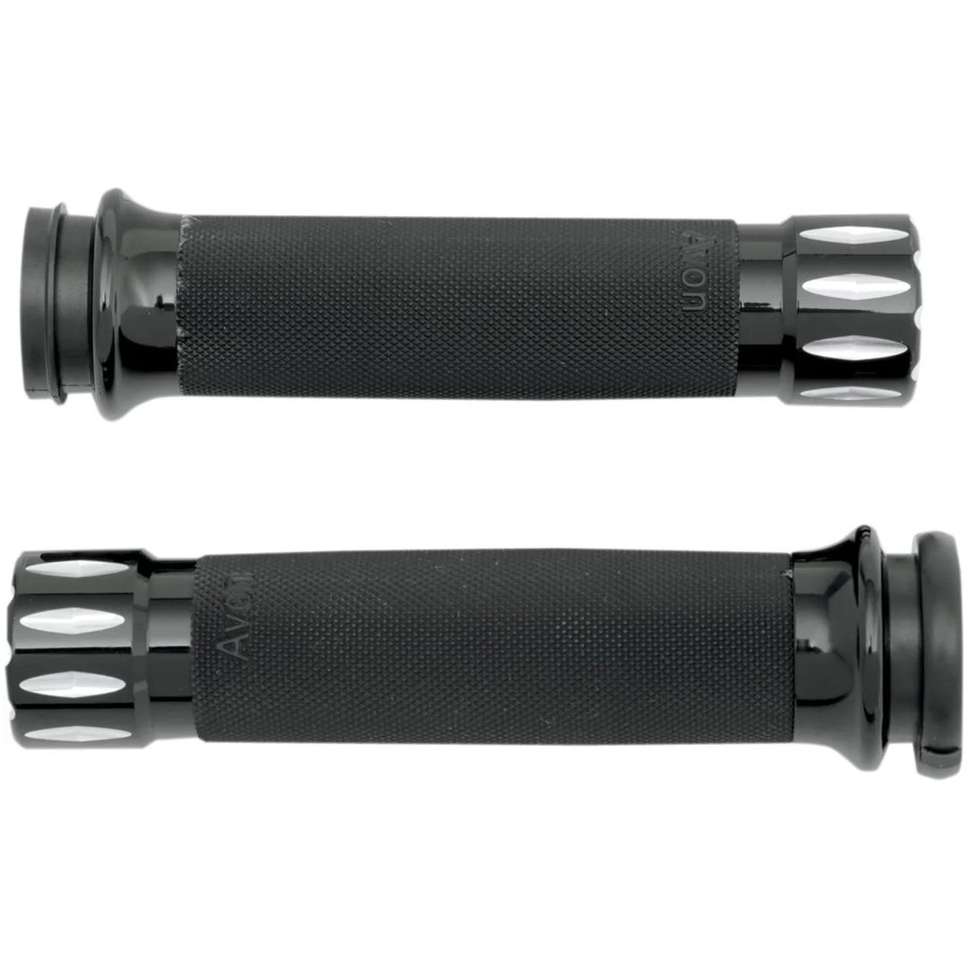 Handtag Rival Custom Svart Anodiserad AVON GRIPS Handtag