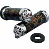 Handtag Skull Svart/brun/krom DRAG SPECIALTIES – miniatyr 1