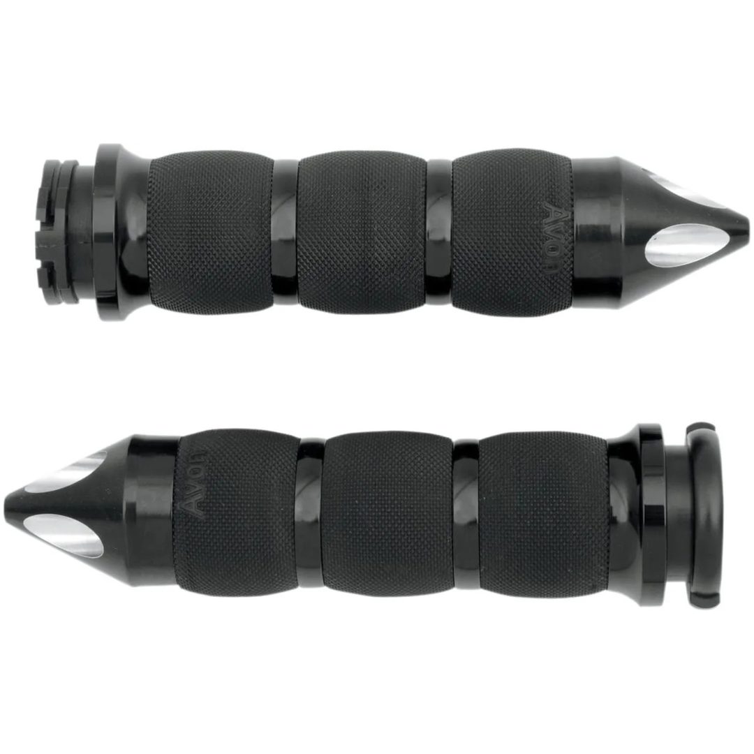 Handtag Spike Air Cushioned Svart Anodiserad AVON GRIPS Handtag
