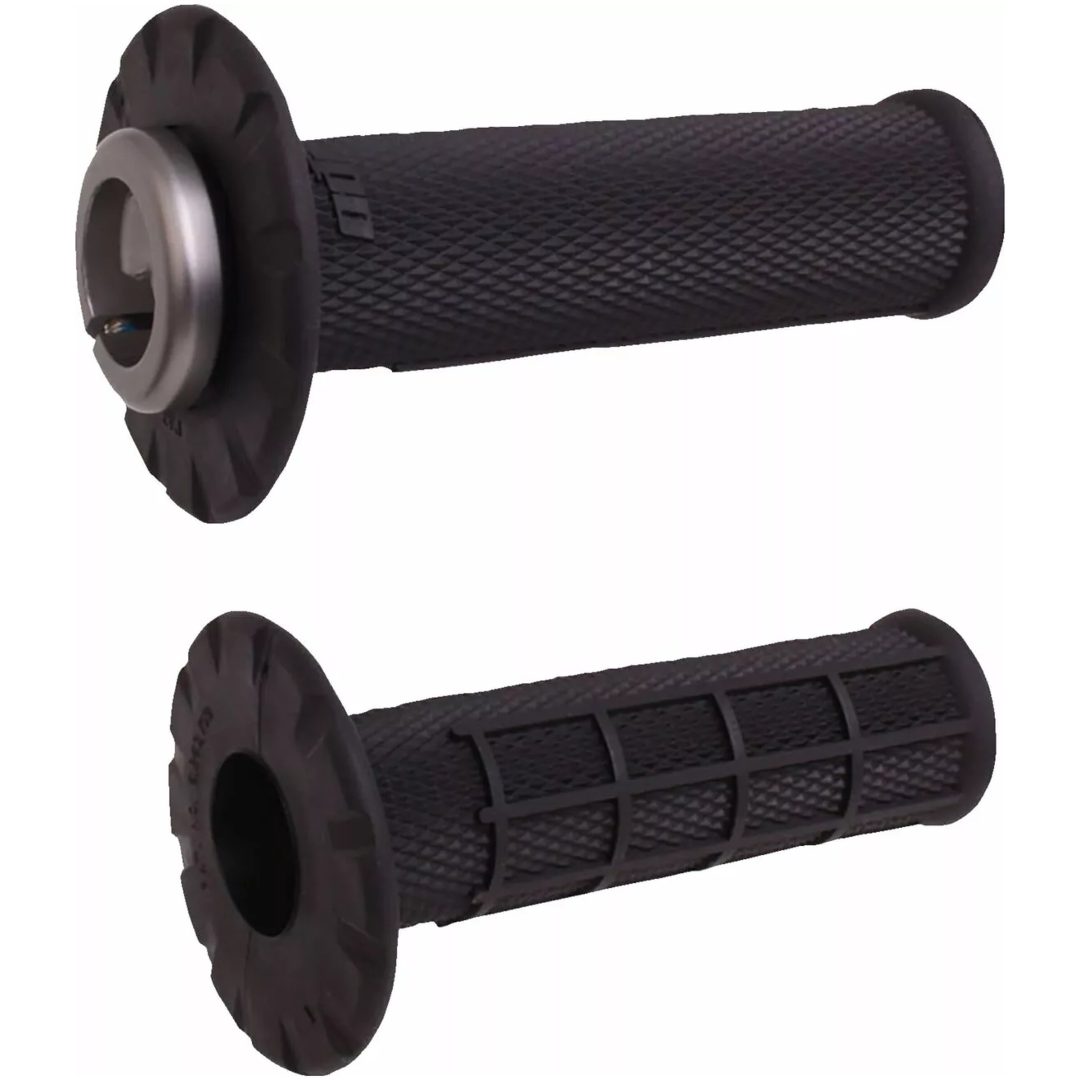 Handtag Universal Lock-on Halv Waffle Svart ODI
