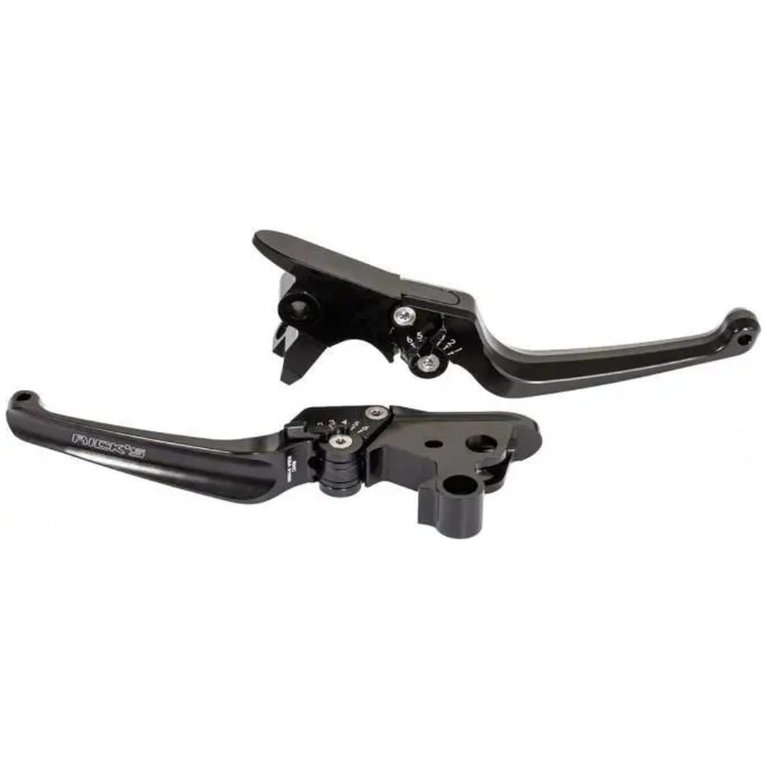 Handtagskit Classic Justerbart Svart Aluminium RICK'S MOTORCYCLES