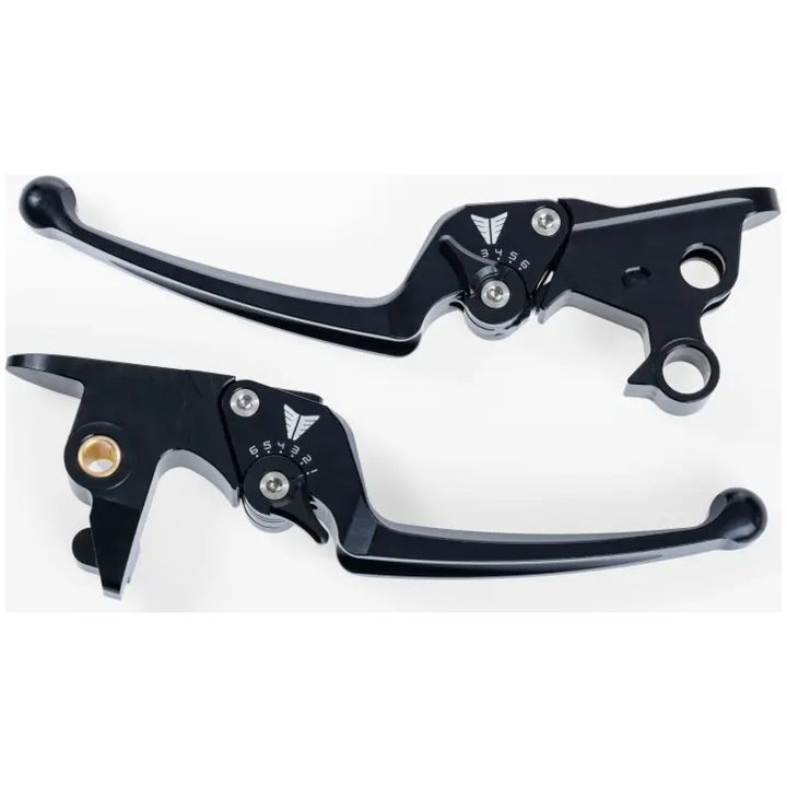 Handtagsset Euro 4 5 Svart Anodiserad MUELLER MOTORCYCLE AG