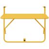 Hängande Balkongbord Fällbart Senapsgul 60x40 cm Stål vidaXL 60 x 39 x 50 cm, 60 x 39 x 57,5 cm, 60 x 39 x 65 cm – miniatyr 6