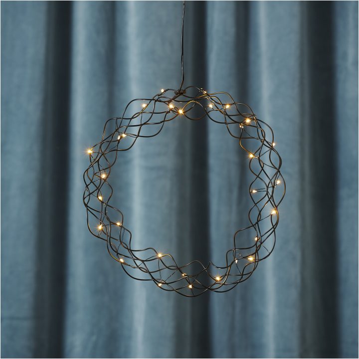 Hängande dekoration Curly Svart Star Trading 30 cm – bild 6
